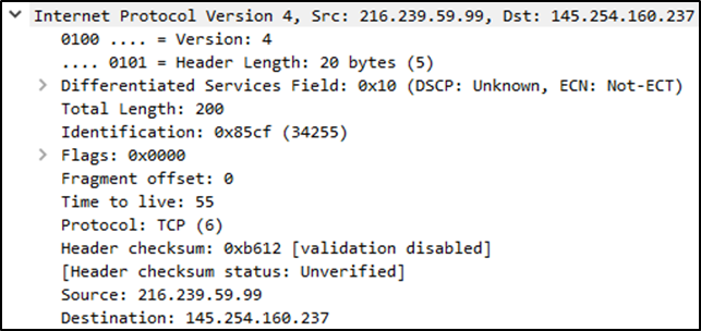 Source [IP] (Layer 3)